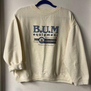 B.U.M equipment Cream Crew Neck